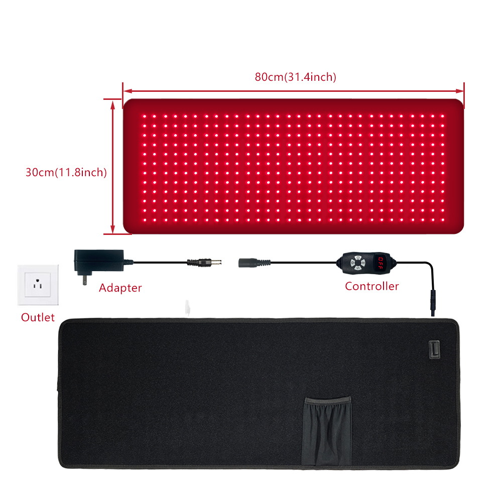 Custom-Logo-660nm-850nm-Near-Infrared-Red-Light-Therapy-Mat-For-Pain-Relief-003